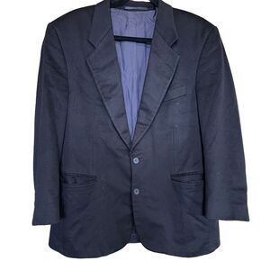 Vintage Loro Piana Bäumler Galant 100% Cashmere Blazer Black Italy Mens Sz. Med